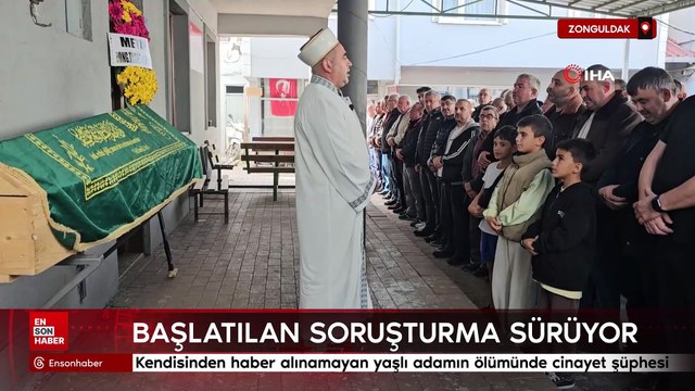 Zonguldak'ta kendisinden haber alınamayan yaşlı adamın ölümünde cinayet şüphesi