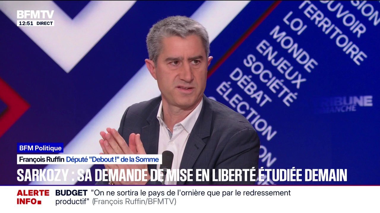 Nicolas Sarkozy: "Qu'il reste en prison et qu'il y reste le plus longtemps possible", réclame François Ruffin
