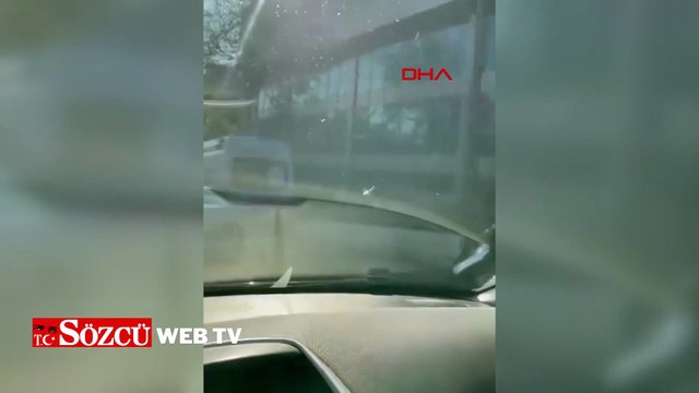 Beşiktaş'ta İETT otobüsü kaza yaptı