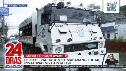 Forced evacuation sa mababang lugar, ipinatupad ng Cainta LGU | Pump station, pinasok ng magnanakaw | 24 Oras Weekend