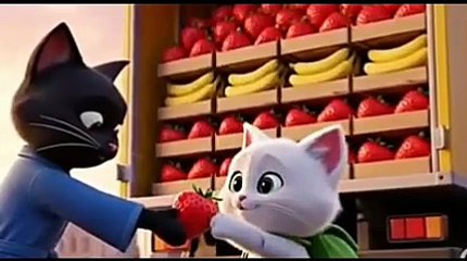 The Kitten Ate Strange Strawberries | Then Chaos Broke Out in Class!