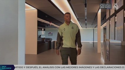 Así es su momento en el Madrid: vean la cara y los gestos de Endrick llegando a la charla de Xabi