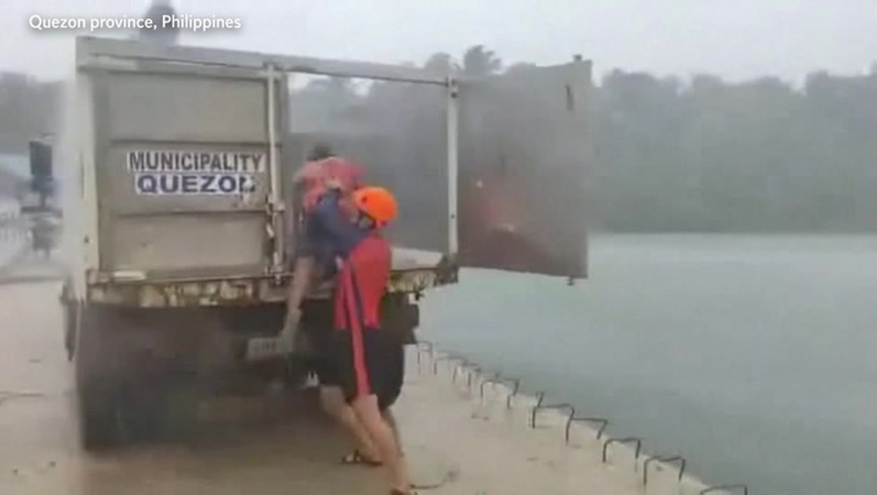 Mass evacuations as nearly one million brace for Super Typhoon Fung-wong in the Philippines