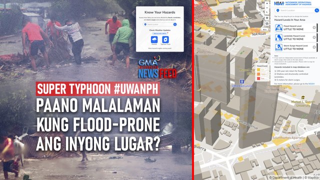 Super Typhoon #UwanPH Paano malalaman kung flood-prone ang inyong lugar? | GMA Integrated Newsfeed