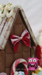 Build a sweet chocolate Christmas house 🍫🎄✨ #diychristmas