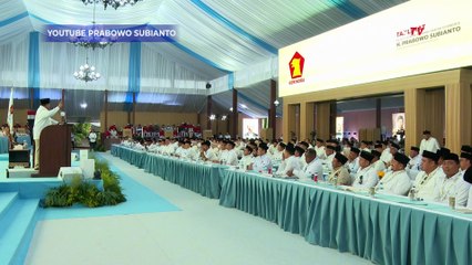 Berapi-api! Prabowo Beri Taklimat ke Jajaran Kader Gerindra: Lebih Baik Kita Dikenang Bela Rakyat!