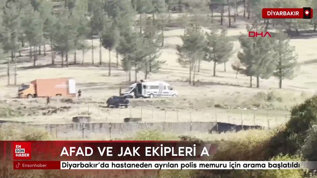 Diyarbakır’da hastaneden ayrılan polis memuru için arama başlatıldı