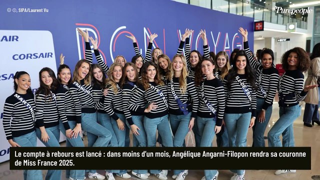 Miss France 2026 : Départ des 30 candidates pour leur voyage avant l'élection, un lieu spécial pour Angélique Angarni-Filopon (Miss France 2025)