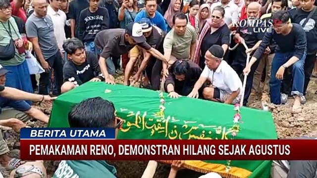 Suasana Duka Iringi Pemakaman Reno, Demonstrasi Hilang Sejak Agustus | BERITA UTAMA