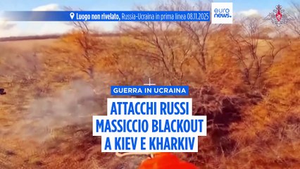 Attacchi russi contro l'Ucraina: sabato blackout a Kiev e Kharkiv