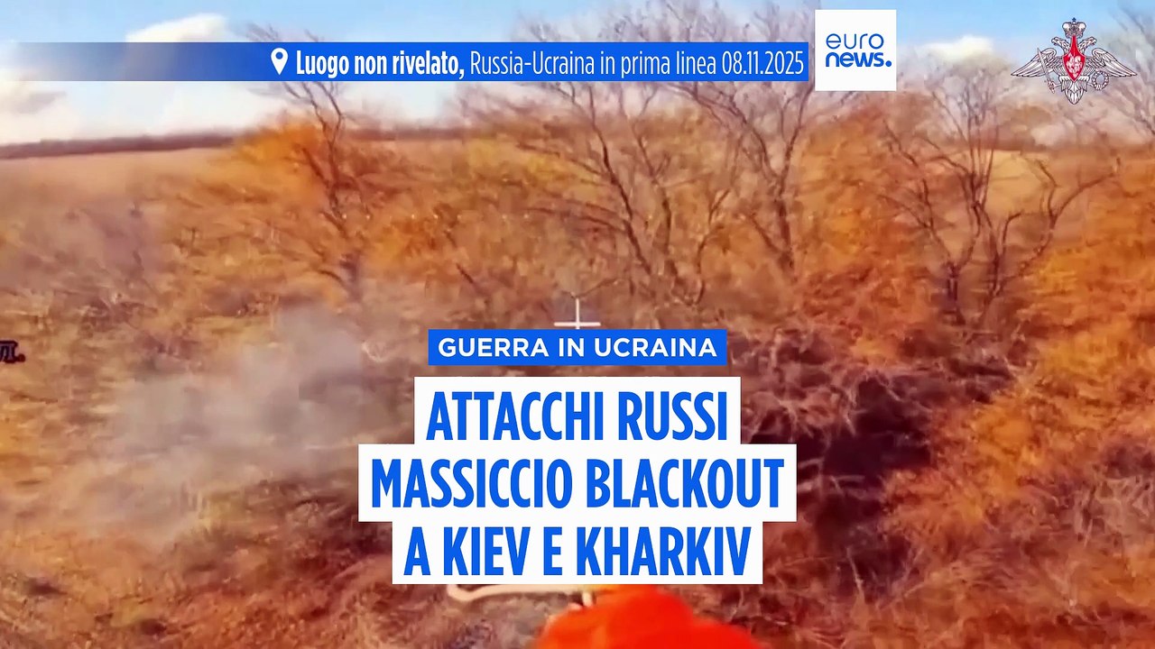 Attacchi russi contro l'Ucraina: sabato blackout a Kiev e Kharkiv