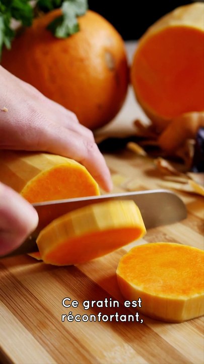 Gratin léger courge & patate douce sans crème – recette végétarienne minceur