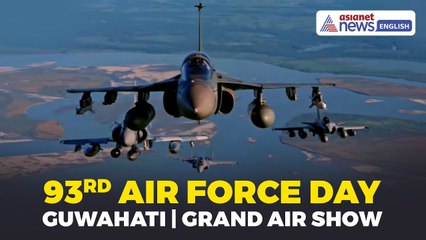 IAF Marks 93rd Air Force Day With Dazzling Flying Display in Guwahati | WATCH