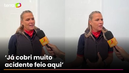 Mariana Becker agradece carinho dos fãs e diz que saiu ‘correndo’ para ver Bortoleto após acidente