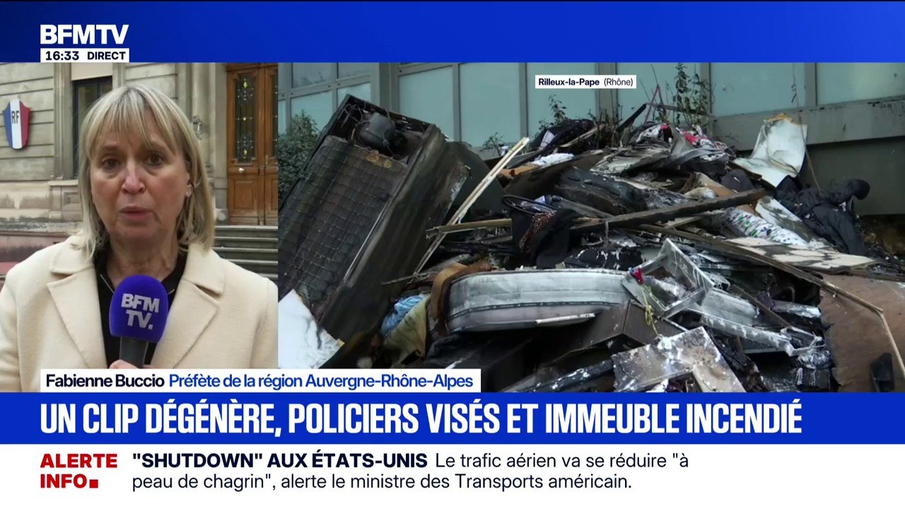 Rillieux-la-Pape: Fabienne Buccio, préfète de la région Auvergne-Rhône-Alpes, déclare "qu'ils retrouveront les auteurs"