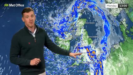 Met Office Monday Morning Weather Forecast 10/11/2025
