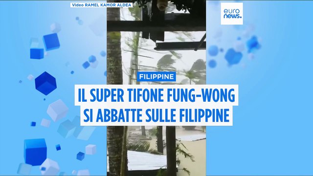 Filippine: si avvicina il tifone Fung-wong, quasi un milione di persone evacuate