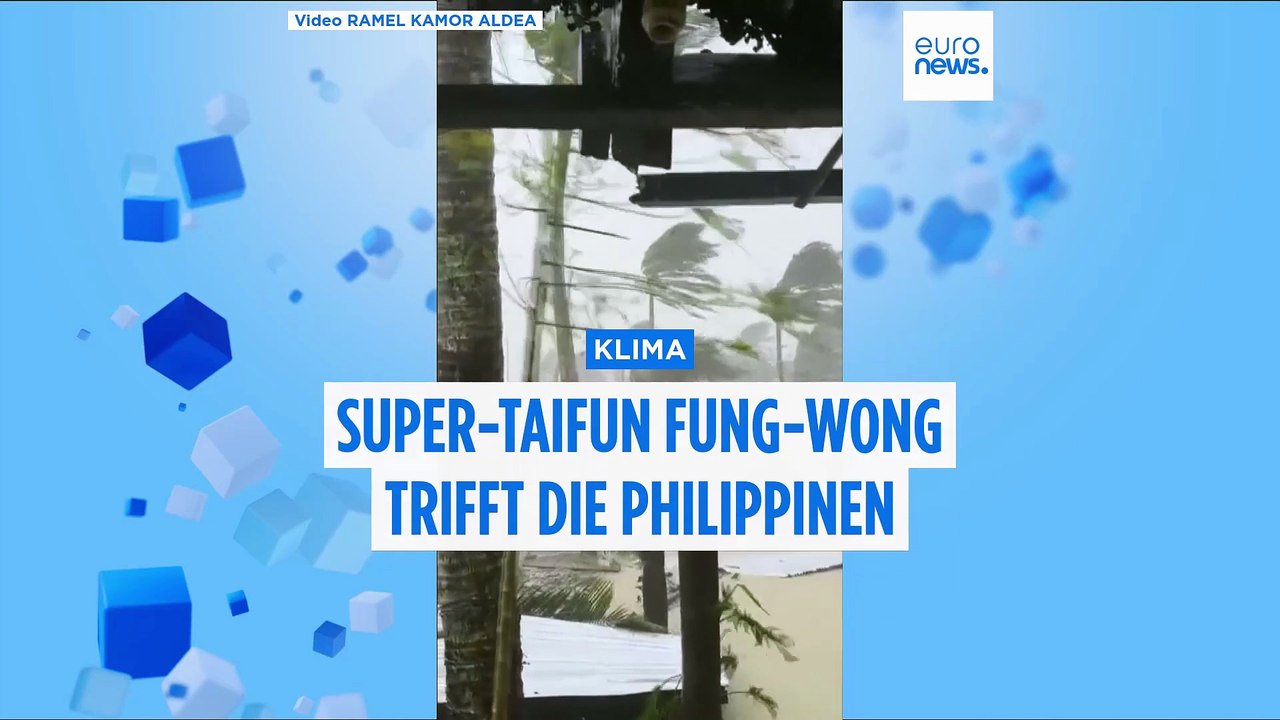 Supertaifun 'Fung-Wong' auf den Philippinen – Fast eine Million Menschen evakuiert