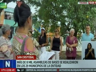 Táchira | Más de 8 mil asambleas de bases se realizaron para la conformación del CBBI