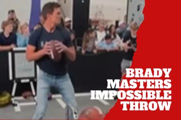 Tom Brady nails impossible challenge