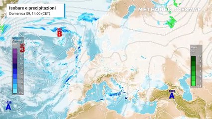 Effetti inaspettati di un'ondulazione della corrente a getto: quando arriva il freddo?
