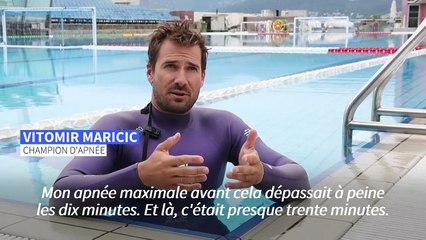 Vingt-neuf minutes sous l'eau, l'exploit à couper le souffle d'un apnéiste croate