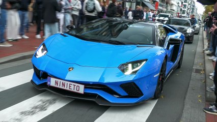 Carspotting in Knokke - Police, 812 Competizione, Aventador S, SF90 XX, 600LT, LOUD RS6 C8