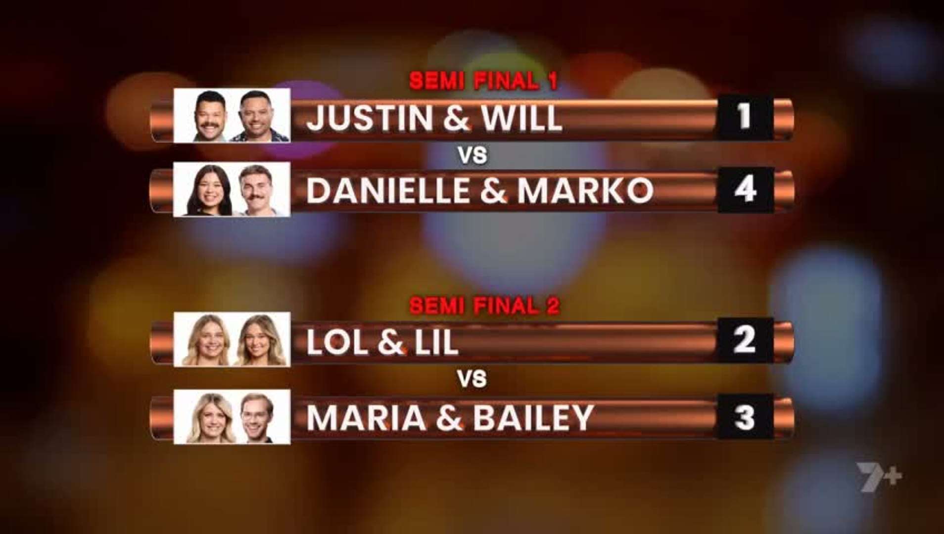 ⁣My Kitchen Rules Season 15 Episode 22