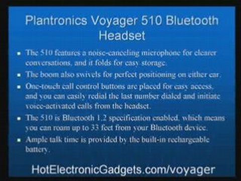 Plantronics Voyager 510 Bluetooth Headset