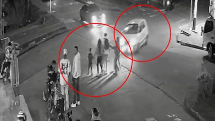 Video del taxista borracho que embistió a 11 personas y dejó a varios menores en estado crítico