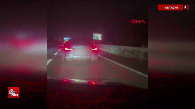 Antalya'da trafikte otomobilin camını yumruklayan sürücüye ev hapsi