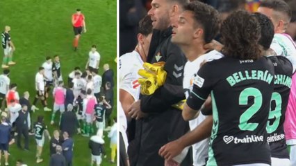 Incidente entre Chimy y Hugo Duro en tenso final en Mestalla ⚽