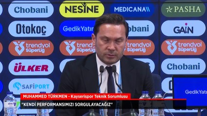 Muhammed Türkmen: Kendi performansımızı sorgulayacağız