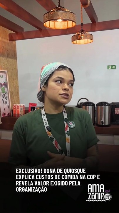 BNews COP30: “A gente não espera ficar milionário”, diz dona de quiosque sobre preços de salgados