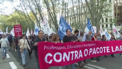 포르투갈, '쉬운 해고' 노동법 개정안 반대 대규모 시위 / YTN