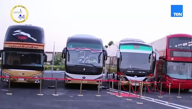 القطار فيلارو داخل الساحة الخارجية للدورة السادسة من معرض ومؤتمر النقل الذكي واللوجستيات والصناعة