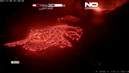 Kilauea auf Hawaii speit Lava