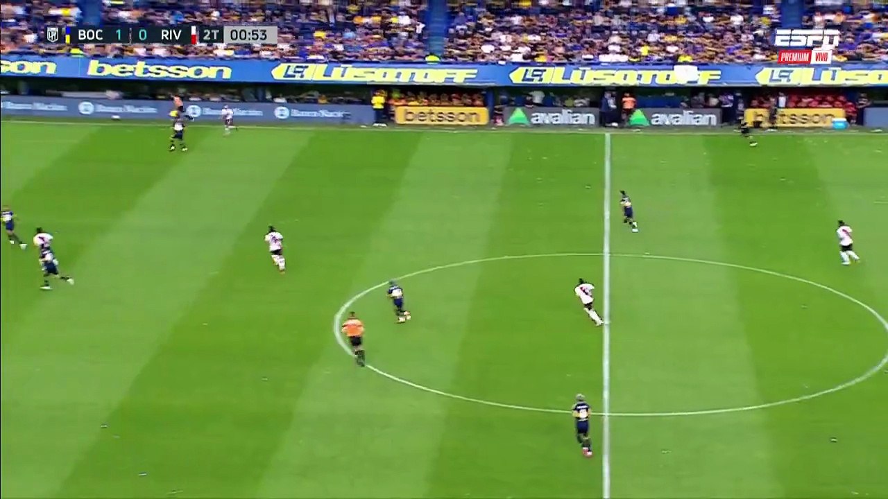 Gol de Merentiel. Boca 2 - River 0