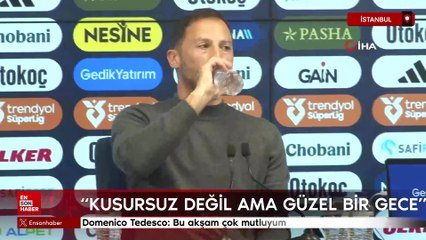 Domenico Tedesco: Bu akşam çok mutluyum