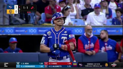 22 Dic 2024 Tiburones de La Guaira vs Leones del Caracas