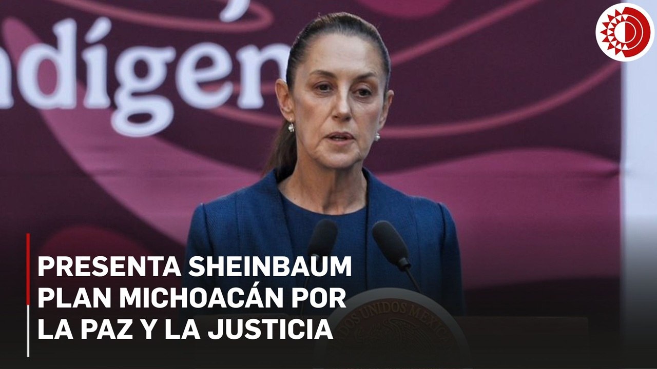 Michoacanos, no están solos: Sheinbaum al prese...
