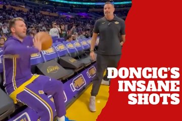 Lakers Luka Doncic shows out-of-this-world shots that scare the NBA