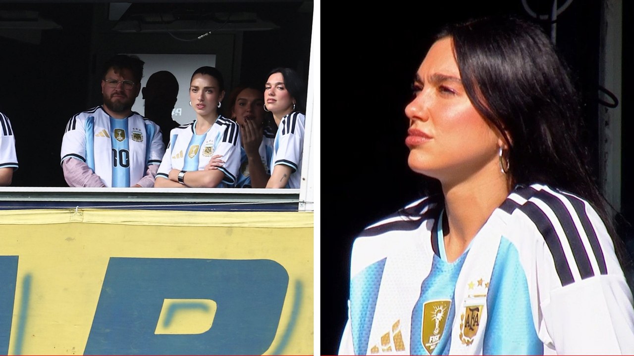 Dua Lipa se hace presente en la Bombonera el la victoria de Boca Juniors sobre River Plate