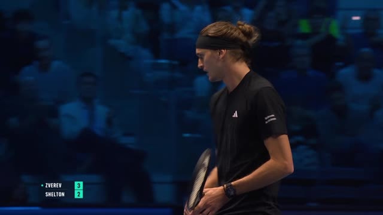 ATP Finals - Zverev débute par une victoire contre Shelton