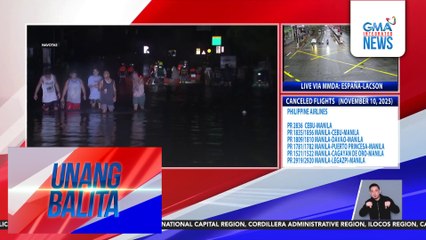 Mahigit 1,000 pamilya, lumikas dahil sa pagbahang dulot ng Bagyong Uwan | Unang Balita