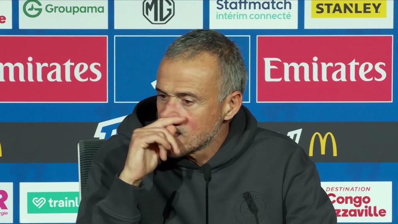 Luis Enrique (PSG) après la victoire contre l’OL : « On a montré la mentalité adéquate pour gagner » - Foot - Ligue 1 - PSG