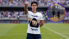 JJ Macías sale del Estadio Universitario en muletas tras lesión en el Cruz Azul vs. Pumas