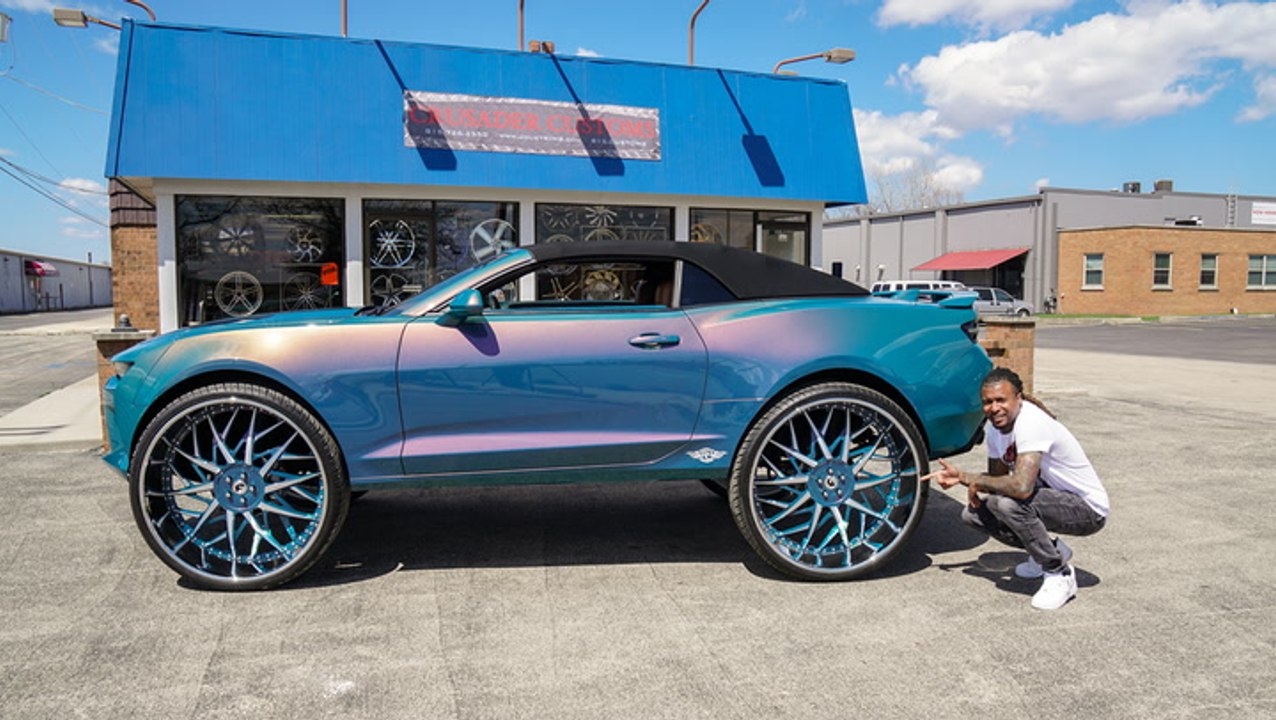 Custom Camaro With 32-Inch Wheels