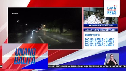 Halos 2,000 pamilya, inilikas dahil sa pananalasa ng Bagyong Uwan; supply ng kuryente, pansamantalang nawala | Unang Balita