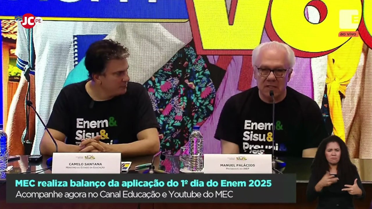 ENEM 2025: MEC apresenta dados do 1º dia de provas do Exame Nacional do Ensino Médio